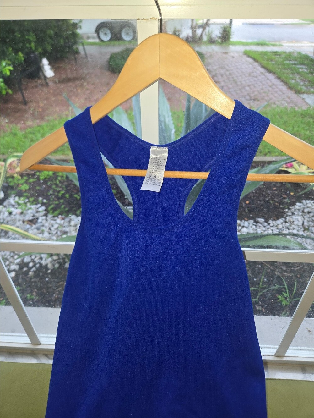 Bright Royal Blue Racerback Tank Top